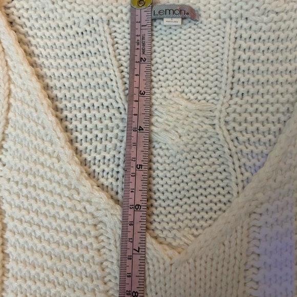 NWOT Lrg Lemon Sweater - Picture 4 of 6